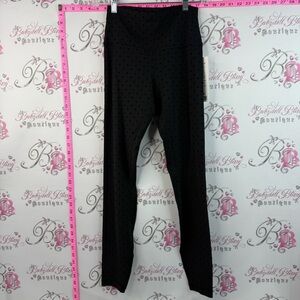 lululemon athletica Polka Dot High-Rise Leggings tights brand new 3D dots black